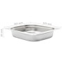 Gastronorm trays 4 units GN 1/2 65 mm stainless steel by , Buckets for steam tables - Ref: Foro24-50887, Price: 41,25 €, Disc...