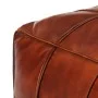 Puf marrón 60x60x30 cm cuero auténtico de cabra de , Otomanas - Ref: Foro24-248132, Precio: 149,28 €, Descuento: %