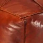 Brown pouf 60x60x30 cm genuine goat leather by , Ottomans - Ref: Foro24-248132, Price: 152,21 €, Discount: %