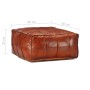 Puf marrón 60x60x30 cm cuero auténtico de cabra de , Otomanas - Ref: Foro24-248132, Precio: 152,27 €, Descuento: %