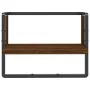 Wall shelf with oak brown bar 40x25x30 cm by , Shelves and shelves - Ref: Foro24-836287, Price: 16,38 €, Discount: %
