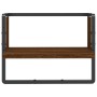 Wandregal mit eichenbrauner Leiste 40x25x30 cm von , Regale und Regale - Ref: Foro24-836287, Preis: 16,59 €, Rabatt: %