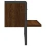 Wall shelf with oak brown bar 40x25x30 cm by , Shelves and shelves - Ref: Foro24-836287, Price: 16,38 €, Discount: %