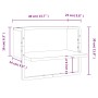 Estante de pared con barra marrón roble 40x25x30 cm de , Estantes y estanterías - Ref: Foro24-836287, Precio: 16,59 €