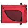 Remolque de bicicleta mascotas hierro tela Oxford rojo negro de , Cochecitos para mascotas - Ref: Foro24-94027, Precio: 88,45...