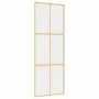 Goldene Schiebetür aus transparentem ESG-Glas und Aluminium von , Türen für zu Hause - Ref: Foro24-155154, Preis: 154,65 €, R...