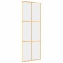 Goldene Schiebetür aus transparentem ESG-Glas und Aluminium von , Türen für zu Hause - Ref: Foro24-155154, Preis: 157,28 €, R...