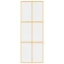 Goldene Schiebetür aus transparentem ESG-Glas und Aluminium von , Türen für zu Hause - Ref: Foro24-155154, Preis: 154,65 €, R...