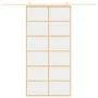Goldene Schiebetür aus transparentem ESG-Glas und Aluminium von , Türen für zu Hause - Ref: Foro24-155168, Preis: 173,93 €, R...