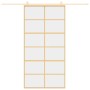 Goldene Schiebetür aus transparentem ESG-Glas und Aluminium von , Türen für zu Hause - Ref: Foro24-155168, Preis: 176,76 €, R...