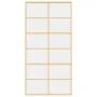 Goldene Schiebetür aus transparentem ESG-Glas und Aluminium von , Türen für zu Hause - Ref: Foro24-155168, Preis: 173,93 €, R...
