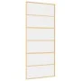 Goldene Schiebetür aus transparentem ESG-Glas und Aluminium von , Türen für zu Hause - Ref: Foro24-155161, Preis: 131,03 €, R...