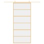 Goldene Schiebetür aus transparentem ESG-Glas und Aluminium von , Türen für zu Hause - Ref: Foro24-155161, Preis: 132,80 €, R...