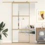 Goldene Schiebetür aus transparentem ESG-Glas und Aluminium von , Türen für zu Hause - Ref: Foro24-155149, Preis: 154,88 €, R...