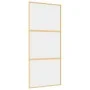 Goldene Schiebetür aus transparentem ESG-Glas und Aluminium von , Türen für zu Hause - Ref: Foro24-155149, Preis: 154,88 €, R...