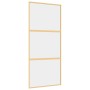 Goldene Schiebetür aus transparentem ESG-Glas und Aluminium von , Türen für zu Hause - Ref: Foro24-155149, Preis: 157,41 €, R...