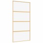 Goldene Schiebetür aus transparentem ESG-Glas und Aluminium von , Türen für zu Hause - Ref: Foro24-155180, Preis: 173,03 €, R...