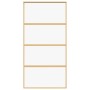 Goldene Schiebetür aus transparentem ESG-Glas und Aluminium von , Türen für zu Hause - Ref: Foro24-155180, Preis: 173,03 €, R...
