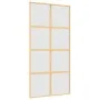 Goldene Schiebetür aus satiniertem ESG-Glas und Aluminium von , Türen für zu Hause - Ref: Foro24-155189, Preis: 187,78 €, Rab...