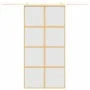 Goldene Schiebetür aus satiniertem ESG-Glas und Aluminium von , Türen für zu Hause - Ref: Foro24-155189, Preis: 187,78 €, Rab...