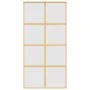 Goldene Schiebetür aus satiniertem ESG-Glas und Aluminium von , Türen für zu Hause - Ref: Foro24-155189, Preis: 187,78 €, Rab...