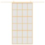 Goldene Schiebetür aus satiniertem ESG-Glas und Aluminium von , Türen für zu Hause - Ref: Foro24-155177, Preis: 191,19 €, Rab...