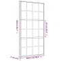 Goldene Schiebetür aus satiniertem ESG-Glas und Aluminium von , Türen für zu Hause - Ref: Foro24-155177, Preis: 193,95 €, Rab...