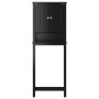 BERG Toilettenschrank Massivholz schwarz 60x27x164,5 cm von , Badezimmermöbel - Ref: Foro24-358555, Preis: 145,91 €, Rabatt: %