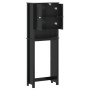 BERG Toilettenschrank Massivholz schwarz 60x27x164,5 cm von , Badezimmermöbel - Ref: Foro24-358555, Preis: 145,91 €, Rabatt: %