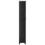 BERG Toilettenschrank Massivholz schwarz 60x27x164,5 cm von , Badezimmermöbel - Ref: Foro24-358555, Preis: 145,91 €, Rabatt: %