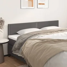 Headboards 2 units of gray synthetic leather 80x5x78/88 cm by , Headboards and footboards - Ref: Foro24-345956, Price: 50,77 ...