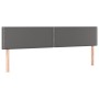 Headboards 2 units of gray synthetic leather 80x5x78/88 cm by , Headboards and footboards - Ref: Foro24-345956, Price: 55,85 ...