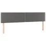 Kopfteile 2 Einheiten aus grauem Kunstleder 80x5x78/88 cm von , Kopf- und Fußteile - Ref: Foro24-345956, Preis: 50,77 €, Raba...