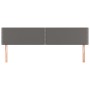 Headboards 2 units of gray synthetic leather 80x5x78/88 cm by , Headboards and footboards - Ref: Foro24-345956, Price: 55,85 ...