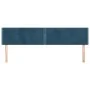 Kopfteile 2 Einheiten aus dunkelblauem Samt 90x5x78/88 cm von , Kopf- und Fußteile - Ref: Foro24-345982, Preis: 57,70 €, Raba...