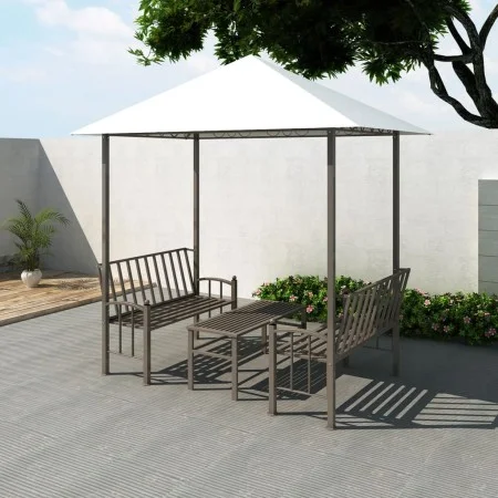 Garden pergola with table and benches 2.5x1.5x2.4 m by vidaXL, Tents and gazebos - Ref: Foro24-43218, Price: 259,96 €, Discou...