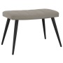 Relaxsessel mit hellgrauem Samthocker von , Sessel - Ref: Foro24-327688, Preis: 132,23 €, Rabatt: %