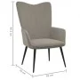 Light gray velvet recliner chair with footstool by , Armchairs - Ref: Foro24-327688, Price: 129,75 €, Discount: %