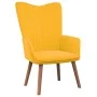 Senfgelber Relaxsessel aus Samt von , Sessel - Ref: Foro24-327662, Preis: 94,03 €, Rabatt: %