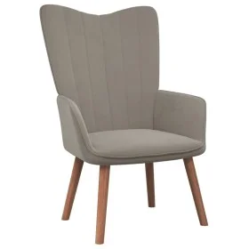Light gray velvet recliner by , Armchairs - Ref: Foro24-327655, Price: 96,00 €, Discount: %