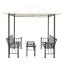 Gartenpergola mit Tisch und Bänken 2,5x1,5x2,4 m von vidaXL, Zelte und Pavillons - Ref: Foro24-43218, Preis: 261,78 €, Rabatt: %