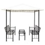 Gartenpergola mit Tisch und Bänken 2,5x1,5x2,4 m von vidaXL, Zelte und Pavillons - Ref: Foro24-43218, Preis: 265,37 €, Rabatt: %