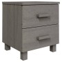 HAMAR Nachttische 2 Stk. massive Kiefer hellgrau 40x35x44,5 cm von vidaXL, Nachttische - Ref: Foro24-340411, Preis: 92,30 €, ...