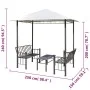 Garden pergola with table and benches 2.5x1.5x2.4 m by vidaXL, Tents and gazebos - Ref: Foro24-43218, Price: 259,96 €, Discou...