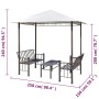 Gartenpergola mit Tisch und Bänken 2,5x1,5x2,4 m von vidaXL, Zelte und Pavillons - Ref: Foro24-43218, Preis: 265,37 €, Rabatt: %