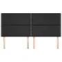 Headboards 4 units of black synthetic leather 80x5x78/88 cm by , Headboards and footboards - Ref: Foro24-3116288, Price: 100,...