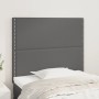 Kopfteile 2 Einheiten aus grauem Kunstleder 90x5x78/88cm von , Kopf- und Fußteile - Ref: Foro24-3116274, Preis: 55,88 €, Raba...