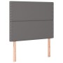 Kopfteile 2 Einheiten aus grauem Kunstleder 90x5x78/88cm von , Kopf- und Fußteile - Ref: Foro24-3116274, Preis: 55,88 €, Raba...