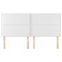 Kopfteile 4 Einheiten aus weißem Kunstleder 90x5x78/88 cm von , Kopf- und Fußteile - Ref: Foro24-3116295, Preis: 140,23 €, Ra...