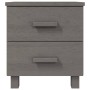 HAMAR nightstands 2 pcs solid pine light gray 40x35x44.5 cm by vidaXL, Nightstands - Ref: Foro24-340411, Price: 92,30 €, Disc...